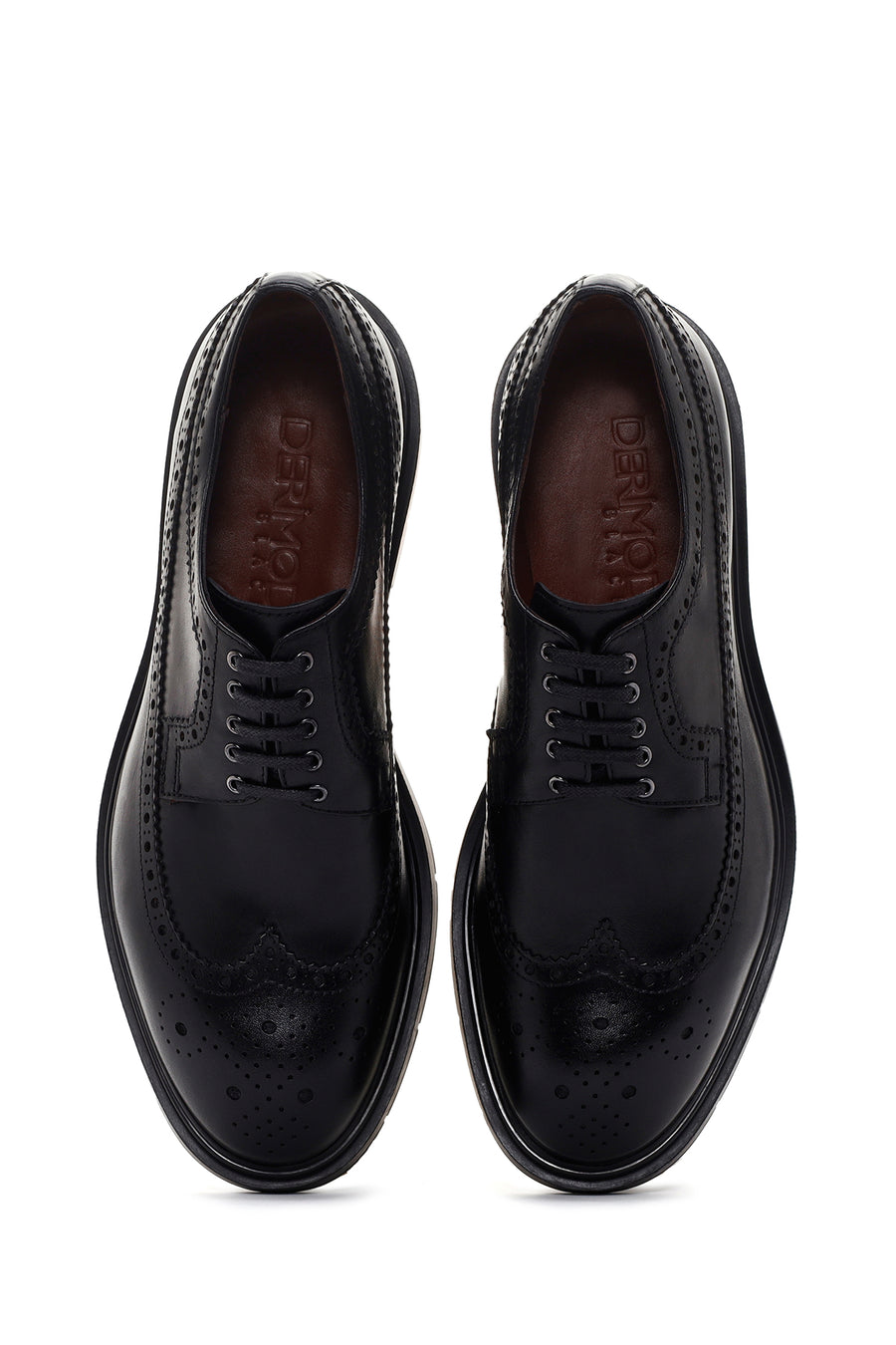 Men's Black Leather Casual Shoes