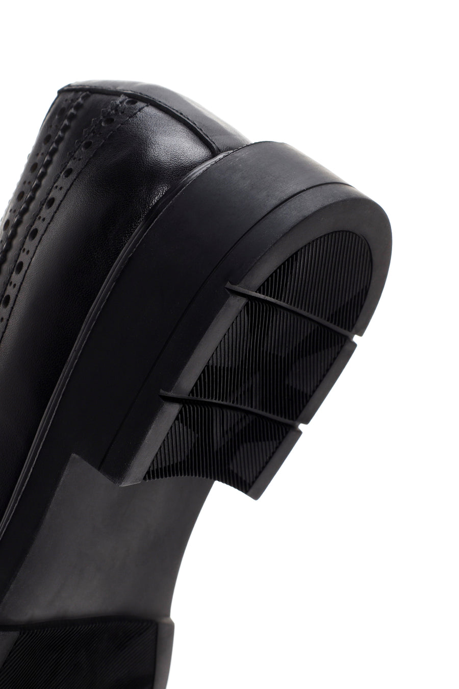 Men's Black Leather Casual Shoes