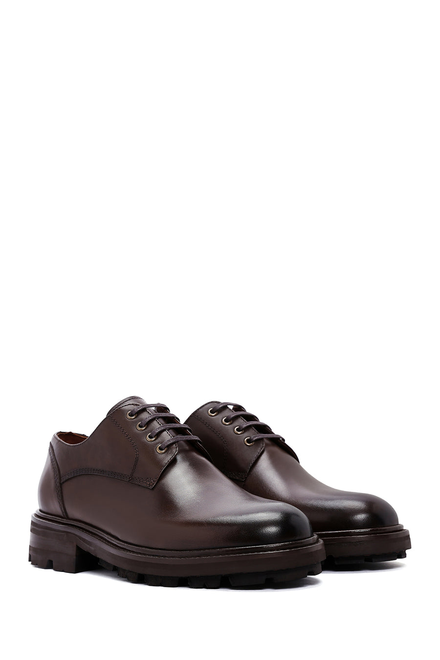 Men's Brown Leather Casual Shoes