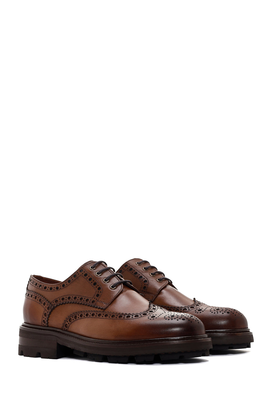 Men's Tan Leather Casual Shoes
