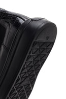 Men's Black Thick Soled Casual Chelsea Leather Boots | Derimod