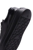 Men's Black Leather Sneaker | Derimod