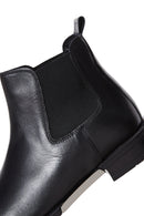 Erkek Siyah Deri Klasik Chelsea Bot | Derimod