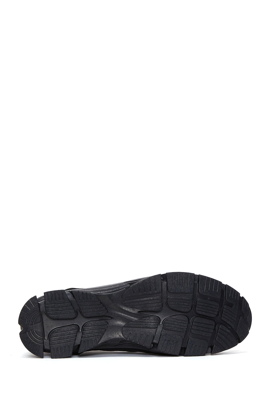 Men's Black Leather Casual Sneaker