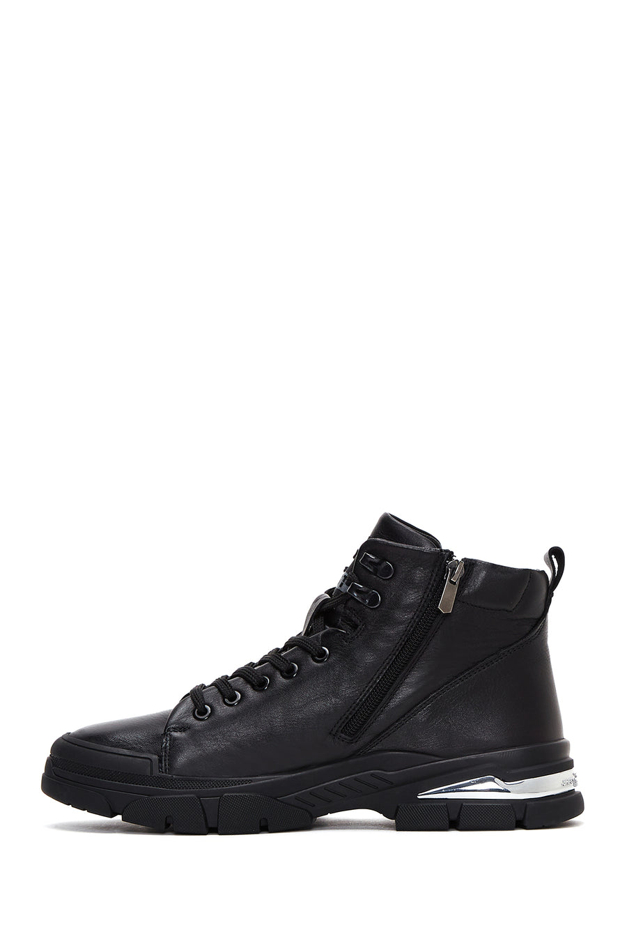 Men's Black Leather Boots