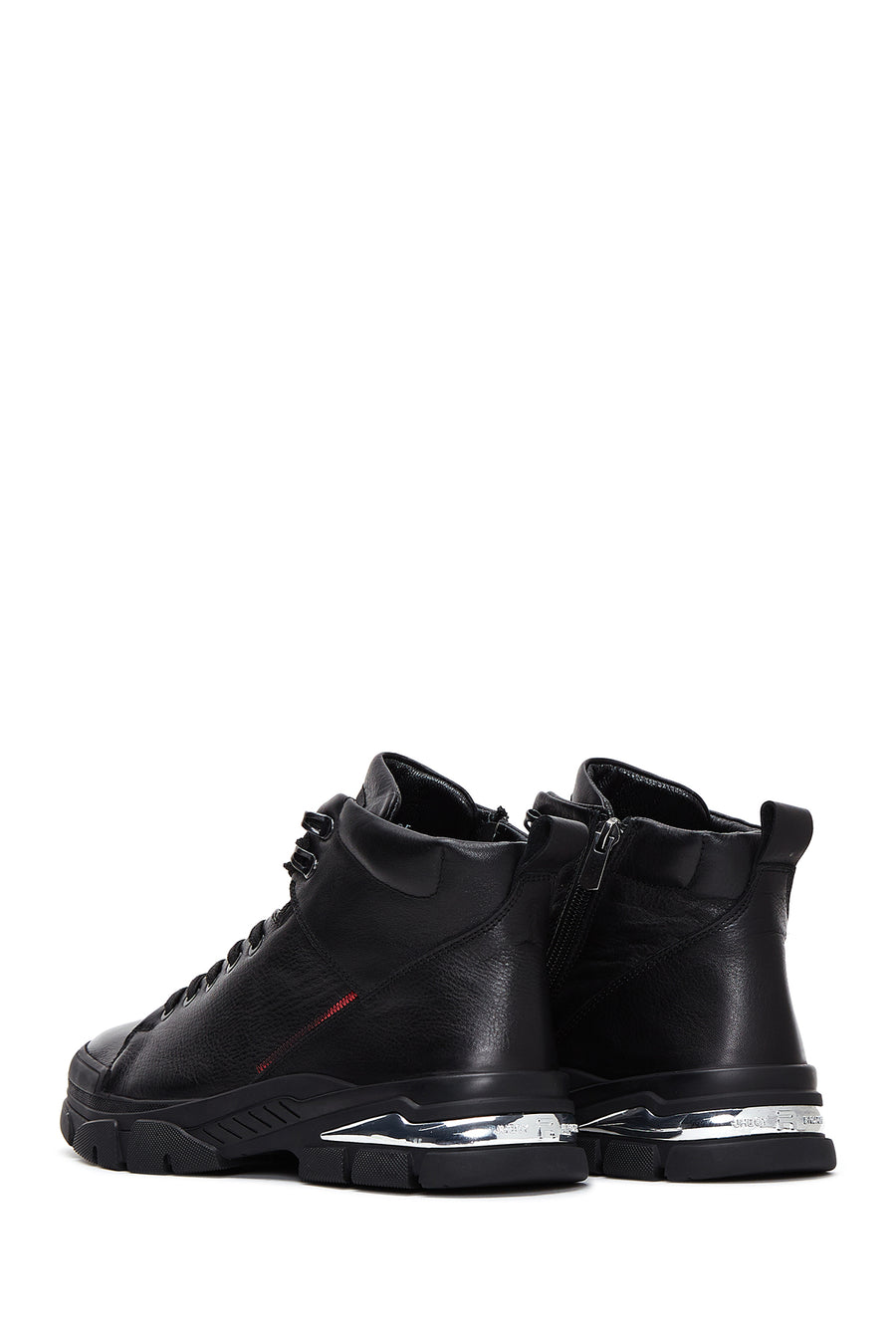 Men's Black Leather Boots