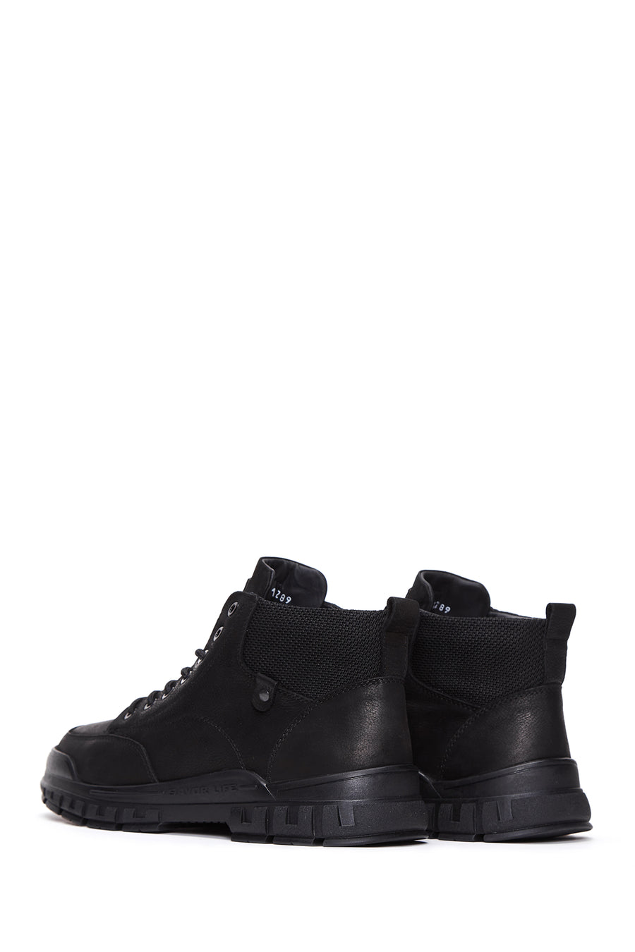 Men's Black Leather Boots