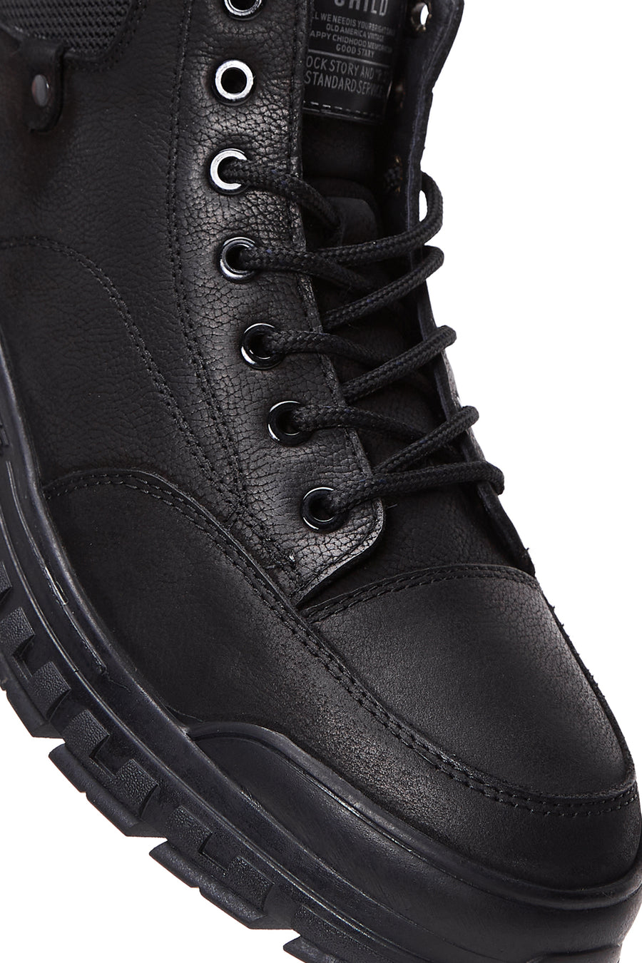 Men's Black Leather Boots