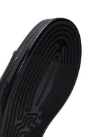 Men's Black Leather Sneaker | Derimod