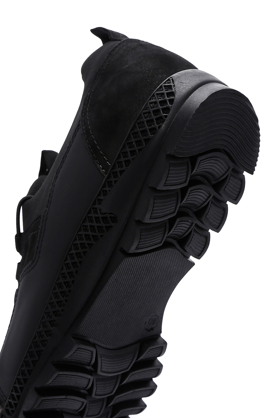 Men's Black Leather Sneaker
