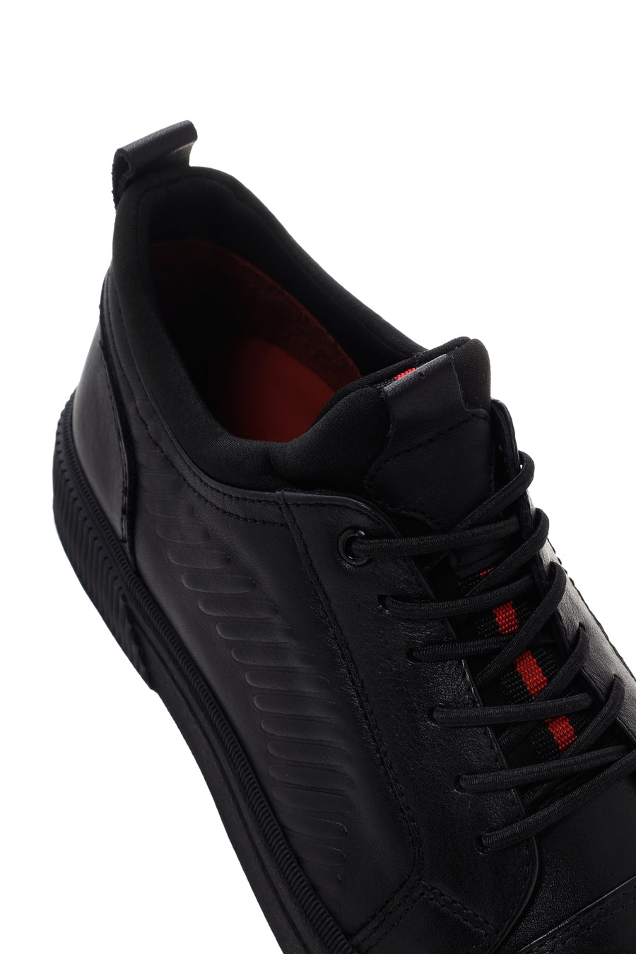 Men's Black Casual Leather Shoes