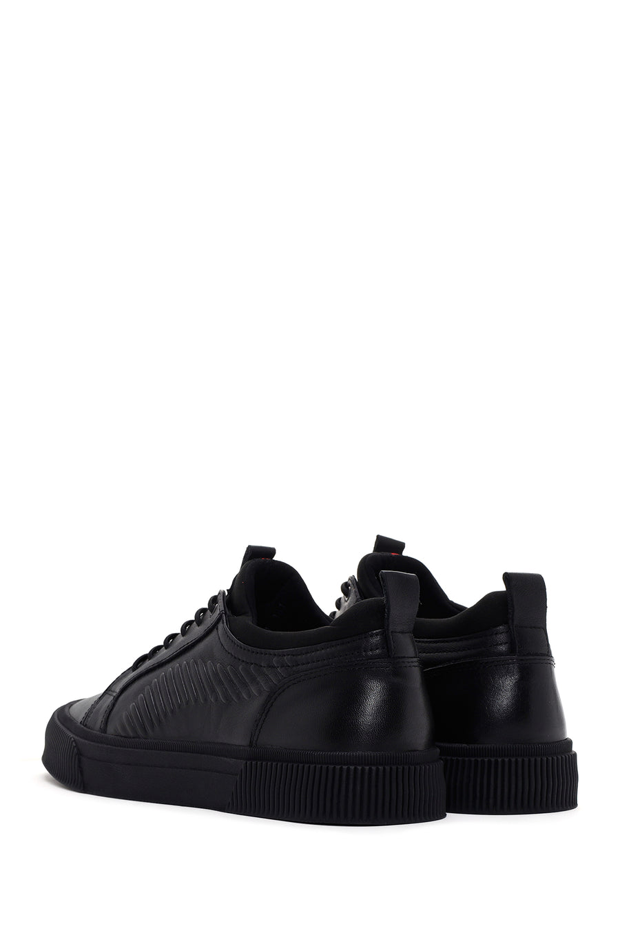 Men's Black Casual Leather Shoes
