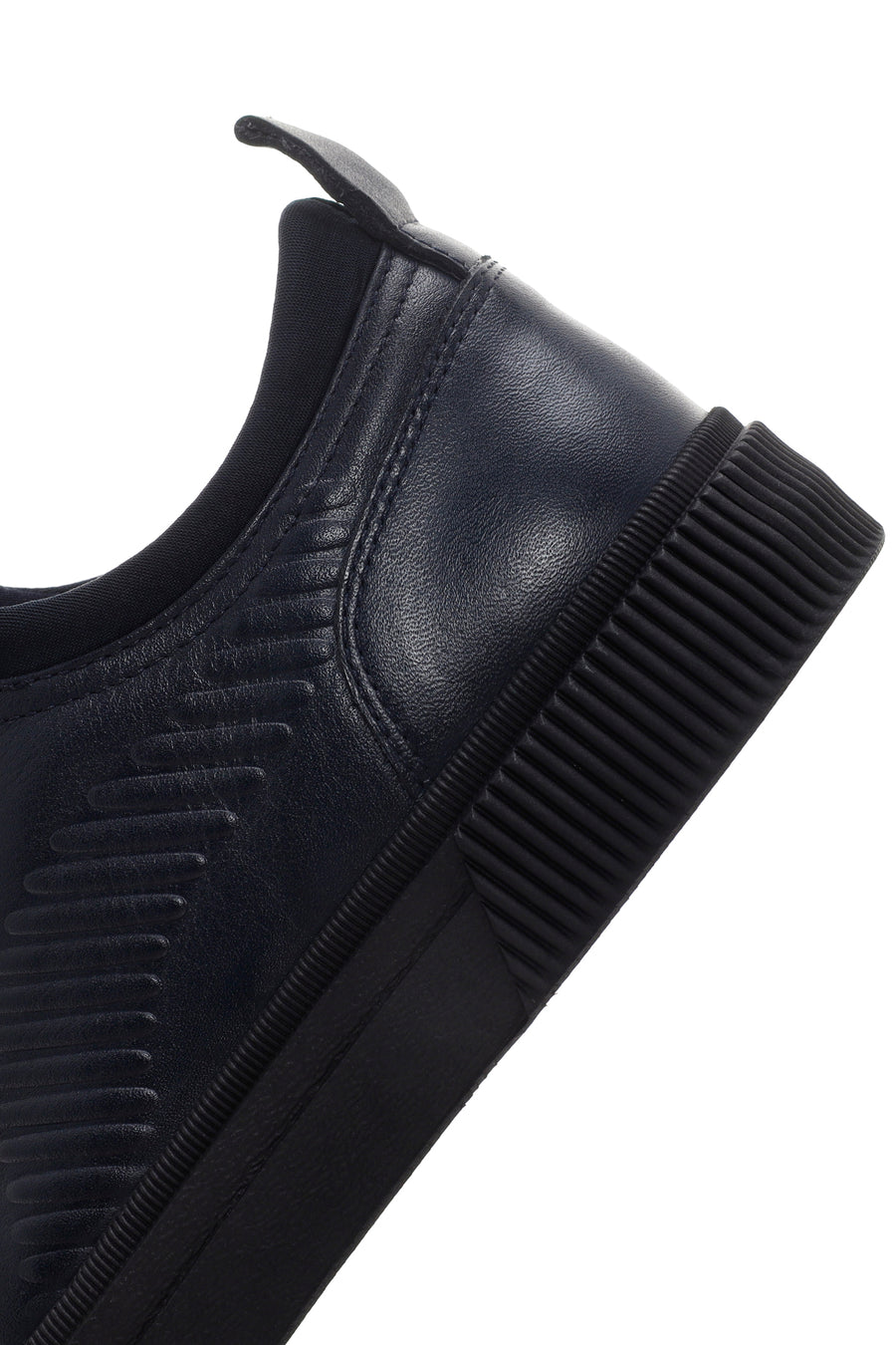 Men's Navy Blue Casual Leather Shoes
