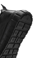 Men's Black Thick Sole Leather Cleat Sneaker Boots | Derimod