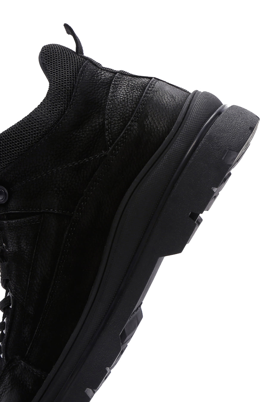 Men's Black Nubuck Leather Casual Boots