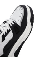 Men's White Leather Thick Soled Sneaker | Derimod