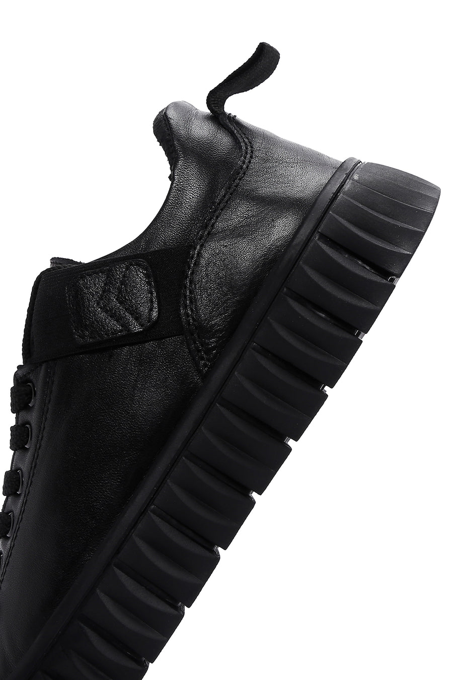 Men's Black Leather Sneaker