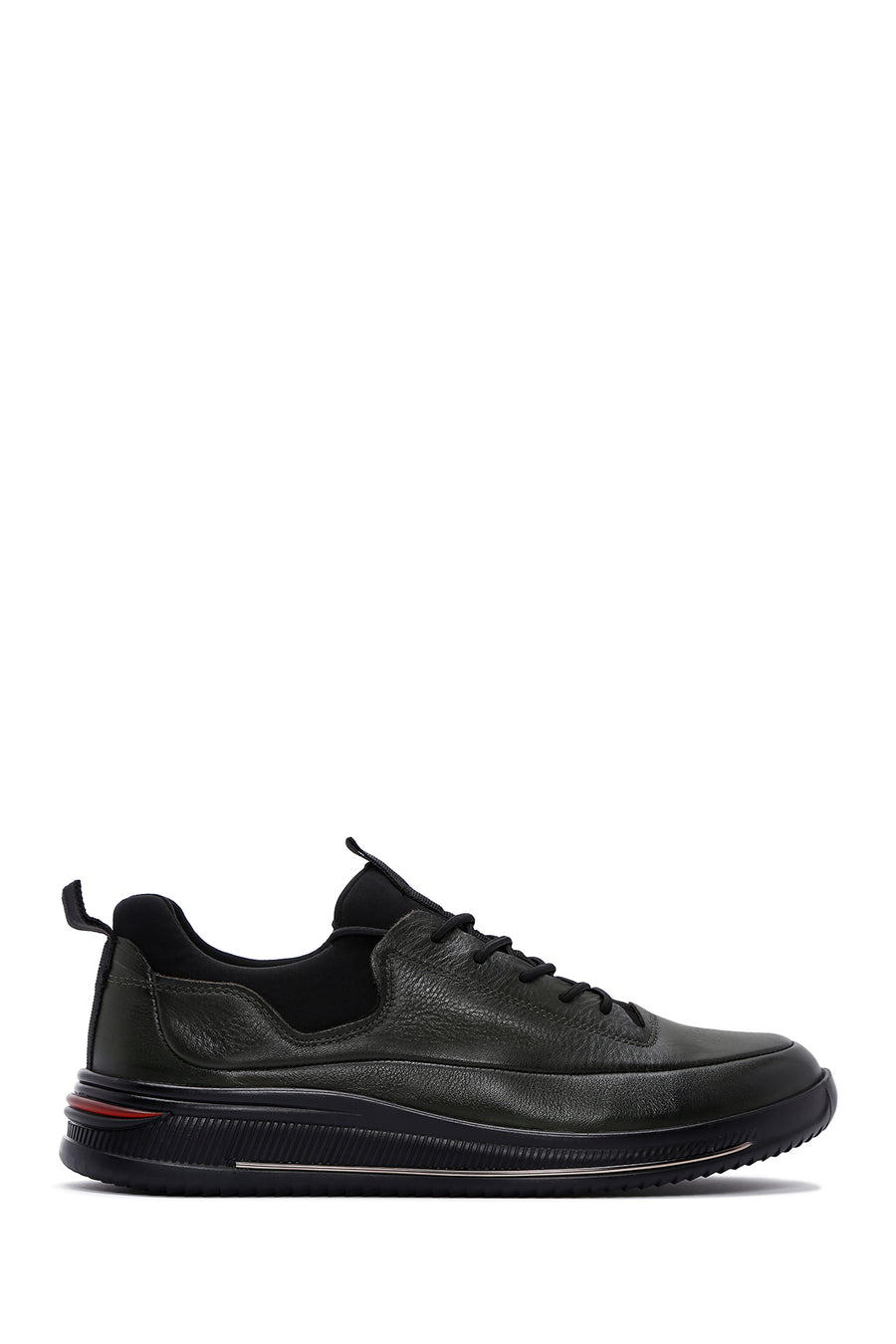 Erkek Haki Deri Sneaker 23WFD622318 | Derimod
