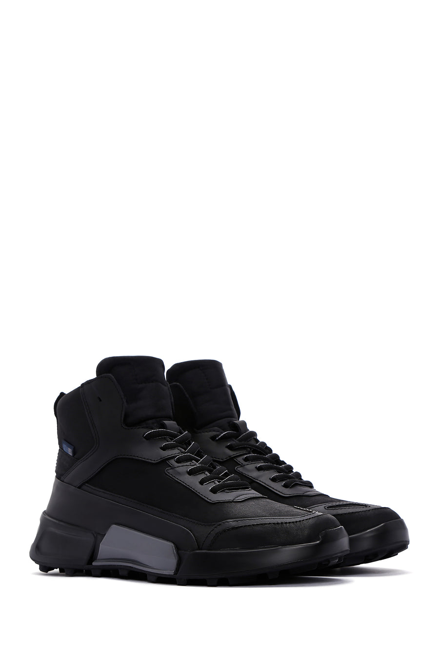 Men's Black Nubuck Leather Boots