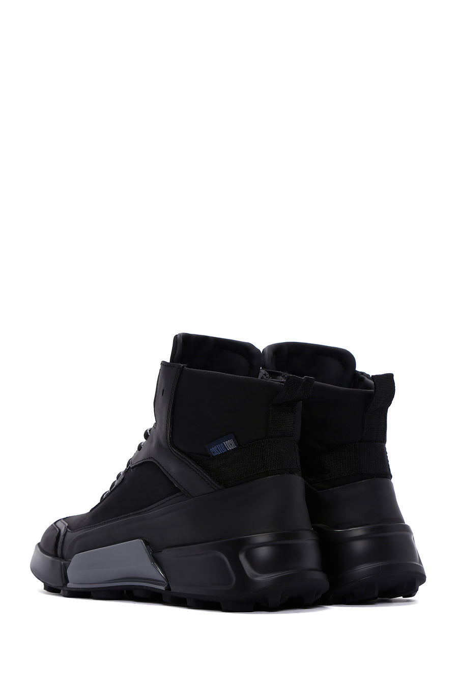 Men's Black Nubuck Leather Boots