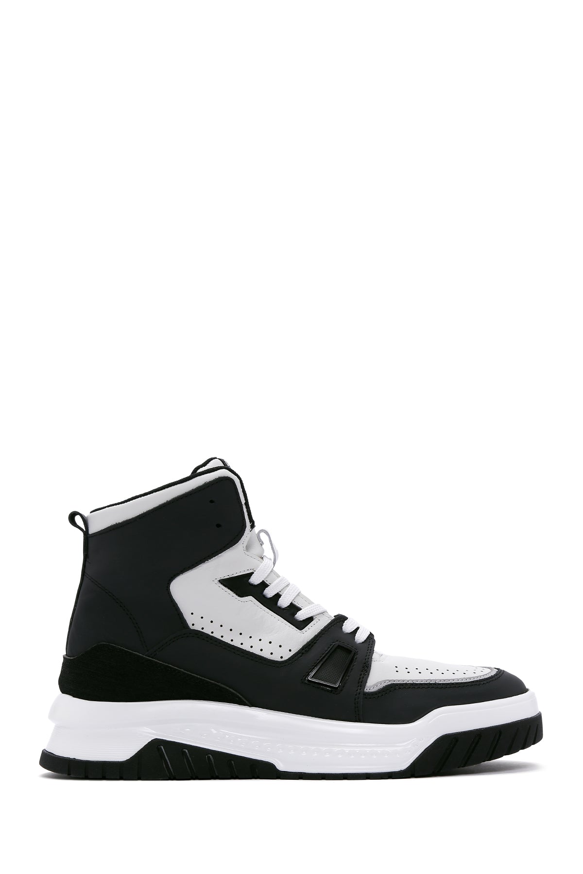 Erkek Siyah Deri Bilekli Sneaker 23WFD622518 | Derimod