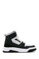 Erkek Siyah Deri Bilekli Sneaker | Derimod