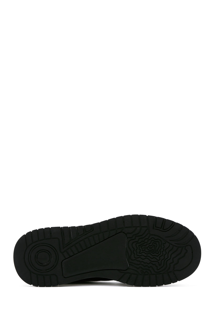 Men's Black Leather High Top Sneaker