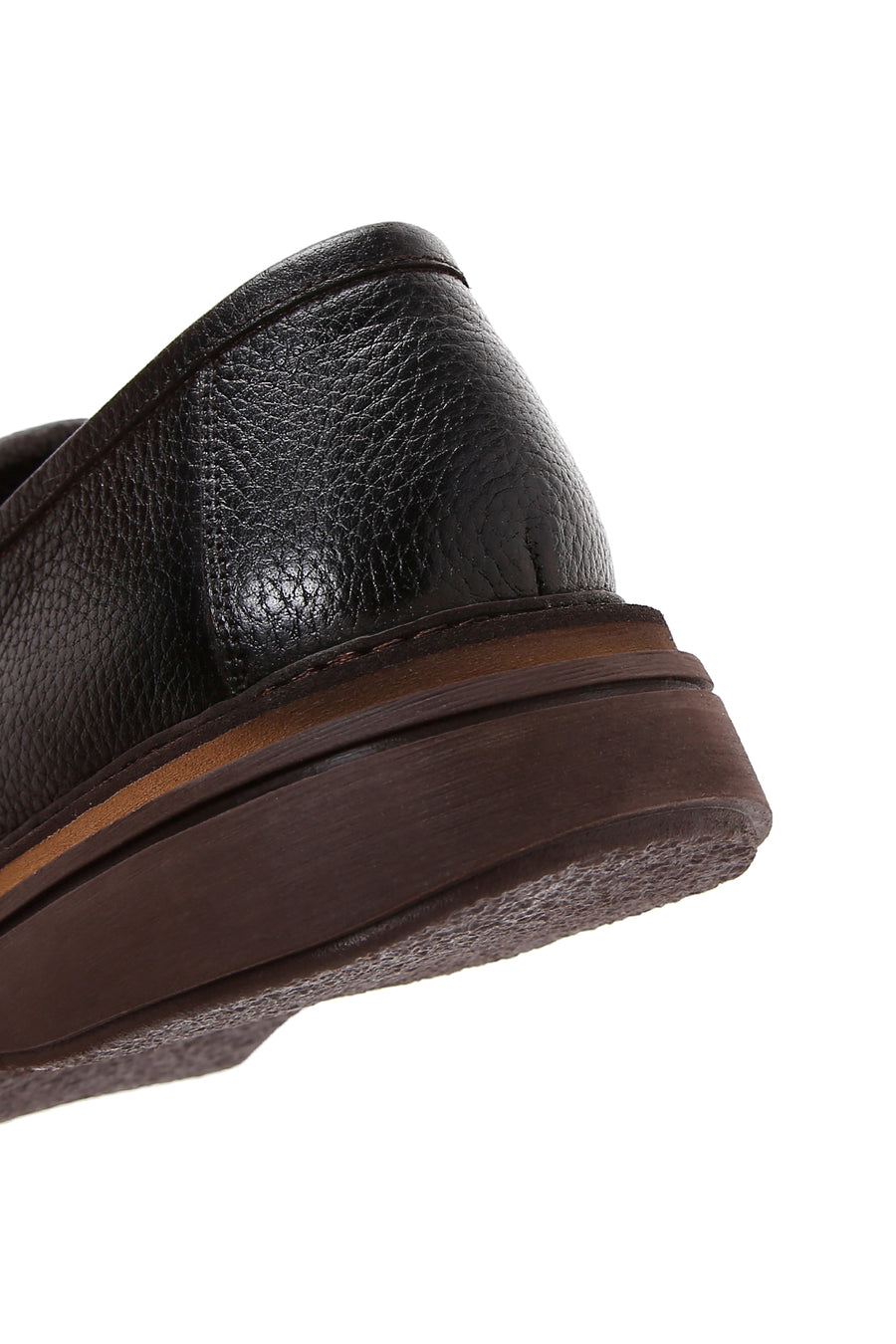 Men's Brown Leather Tasseled Loafer
