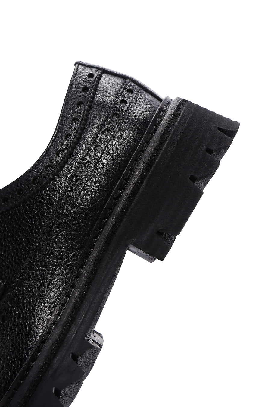 Men's Black Leather Casual Shoes