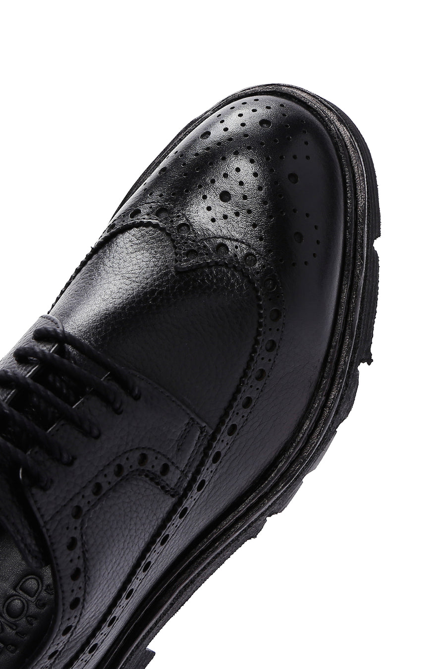 Men's Black Leather Casual Shoes