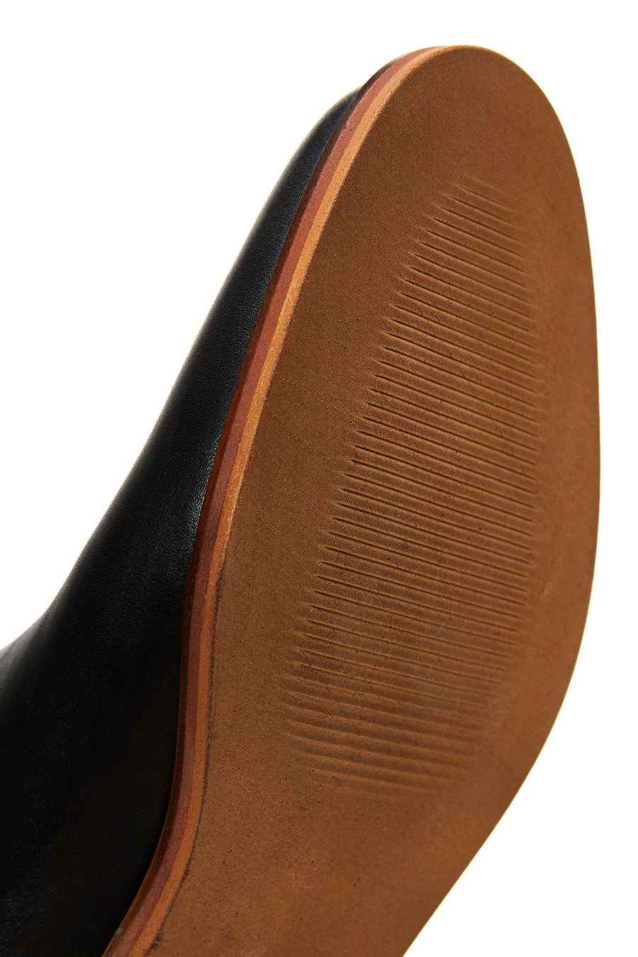 Men's Black Leather Zippered Classic Boots