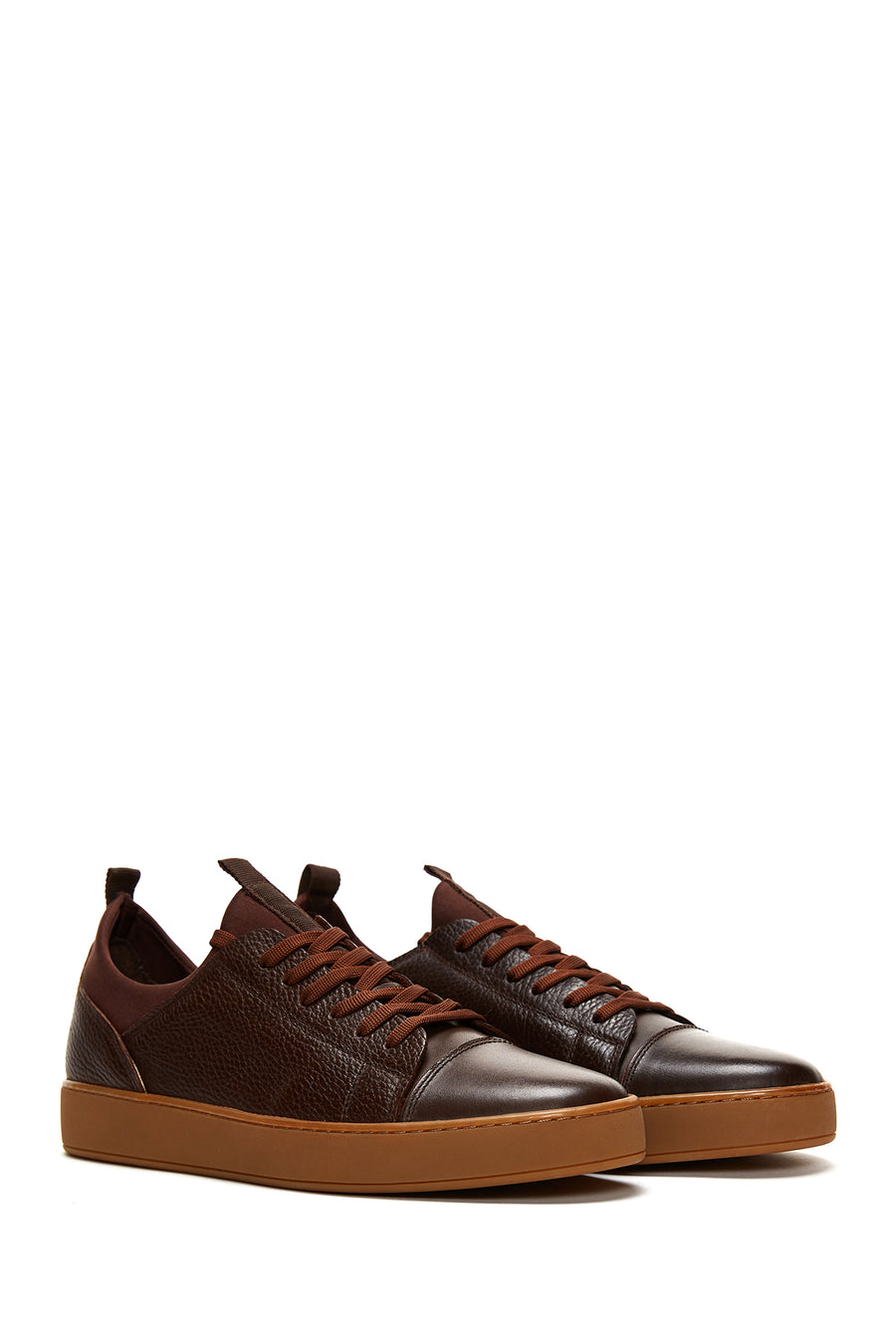 Men's Brown Leather Sneaker