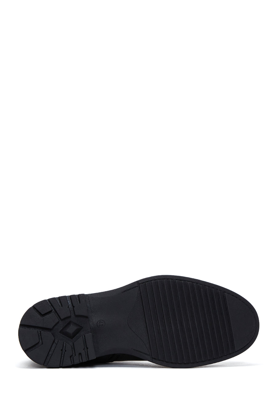 Men's Black Zippered Leather Casual Boots