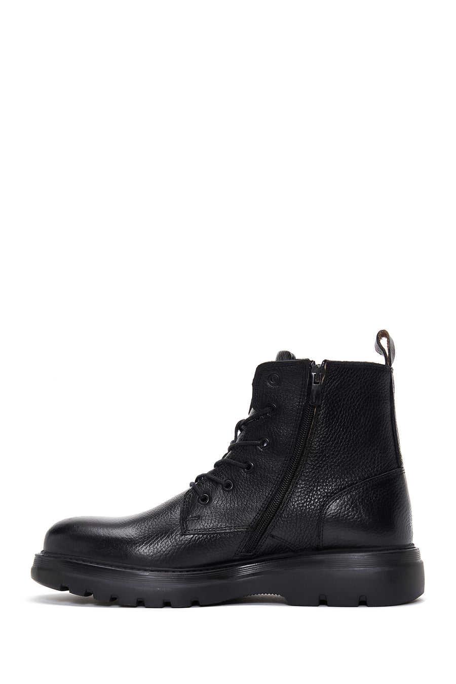 Men's Black Leather Boots