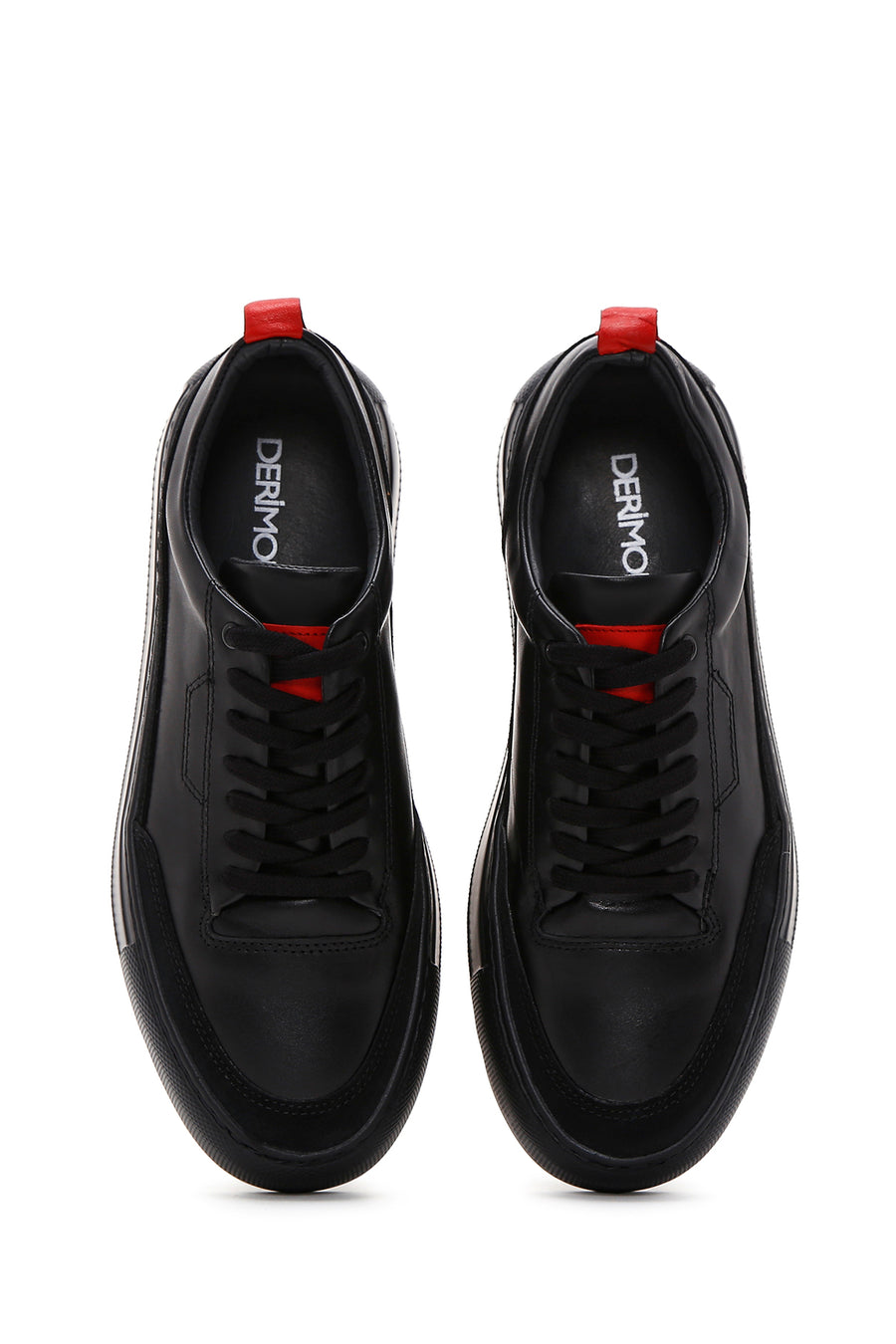 Men's Black Leather Sneaker