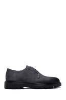 Men's Gray Suede Leather Casual Shoes | Derimod