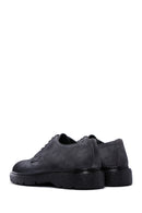 Men's Gray Suede Leather Casual Shoes | Derimod