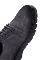 Men's Gray Suede Leather Casual Shoes | Derimod