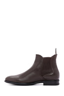 Men's Brown Leather Chelsea Boots | Derimod