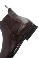 Men's Brown Leather Chelsea Boots | Derimod