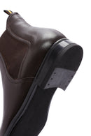 Men's Brown Leather Chelsea Boots | Derimod