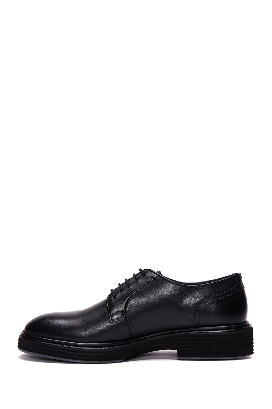 Men's Black Leather Casual Shoes