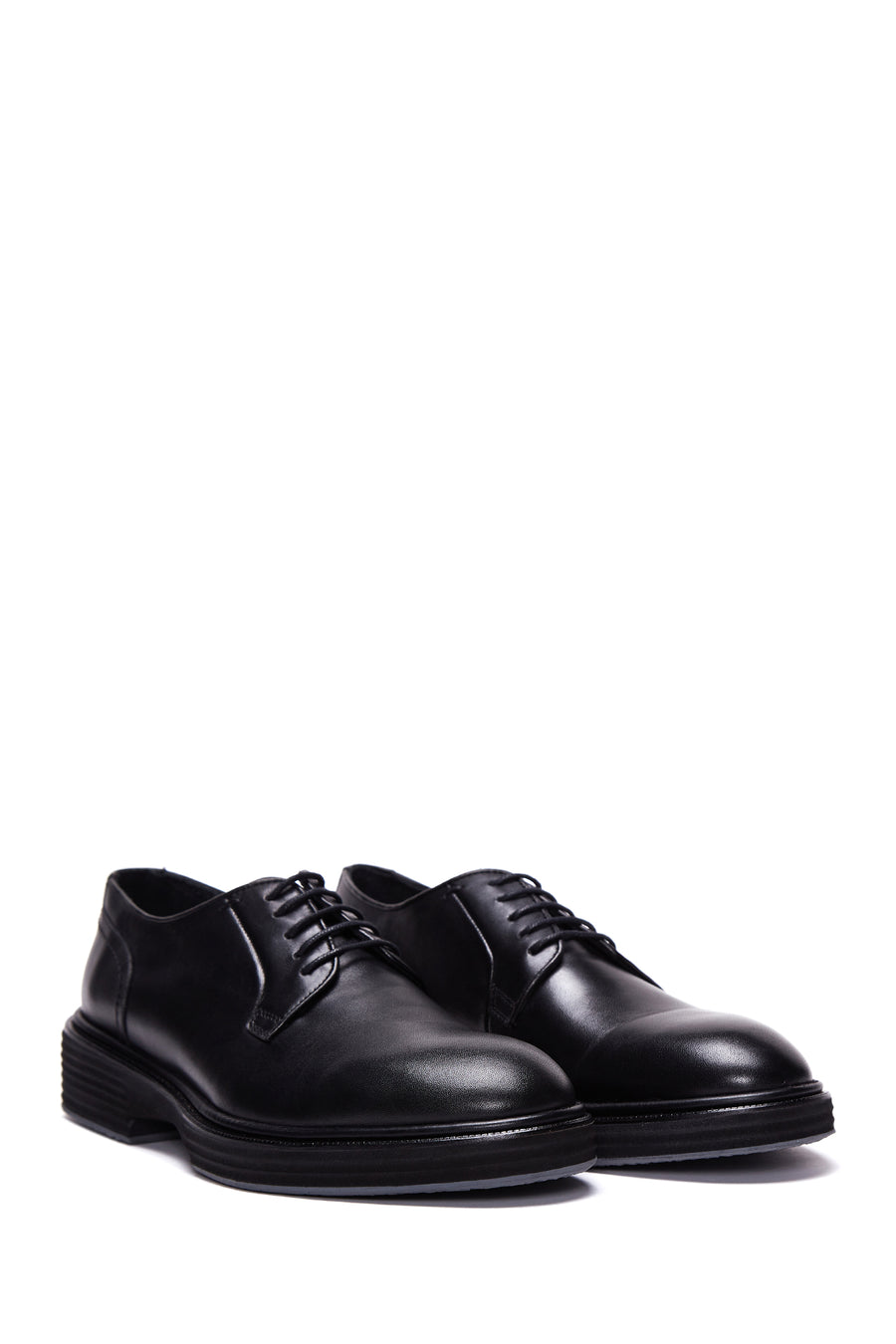 Men's Black Leather Casual Shoes