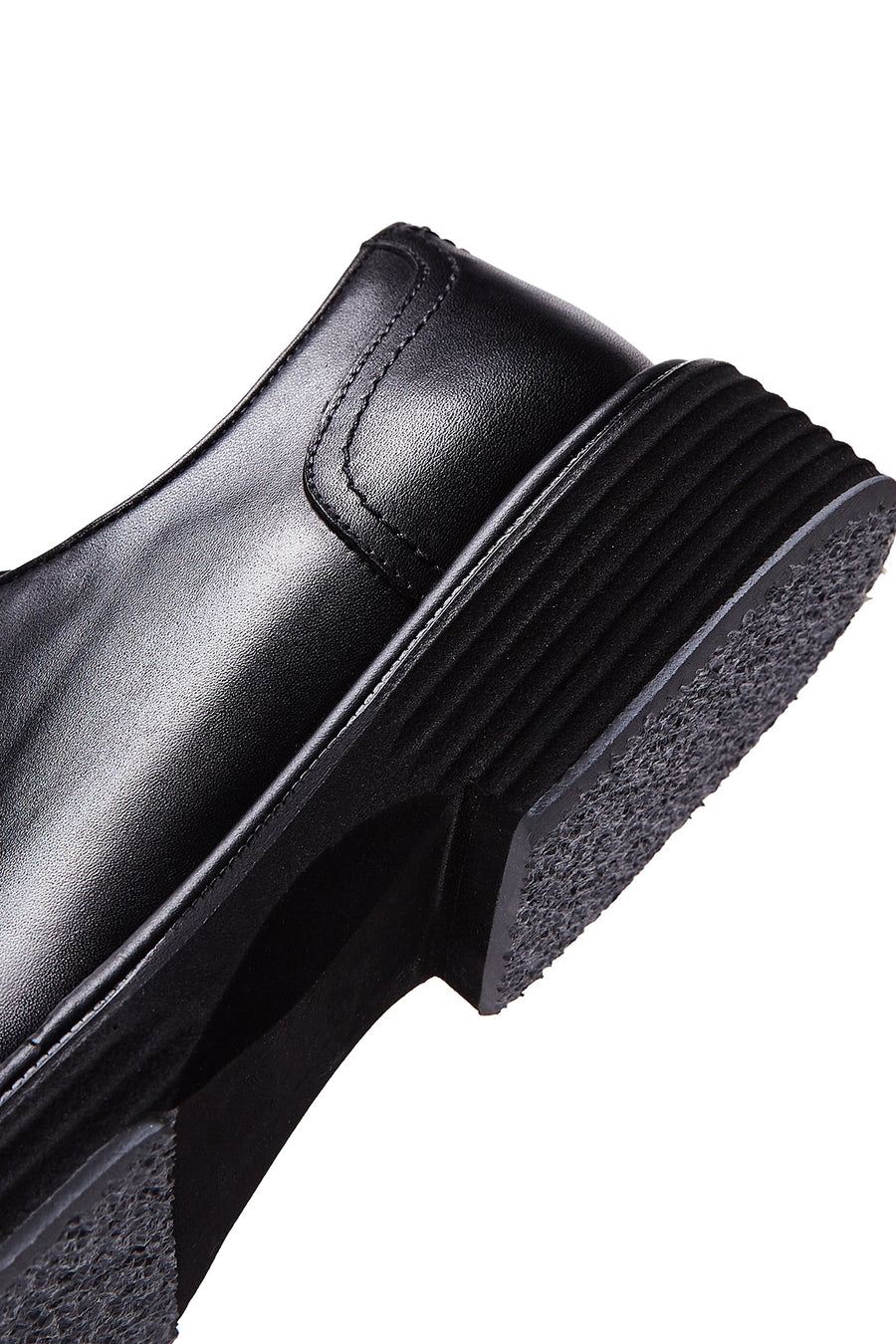 Men's Black Leather Casual Shoes