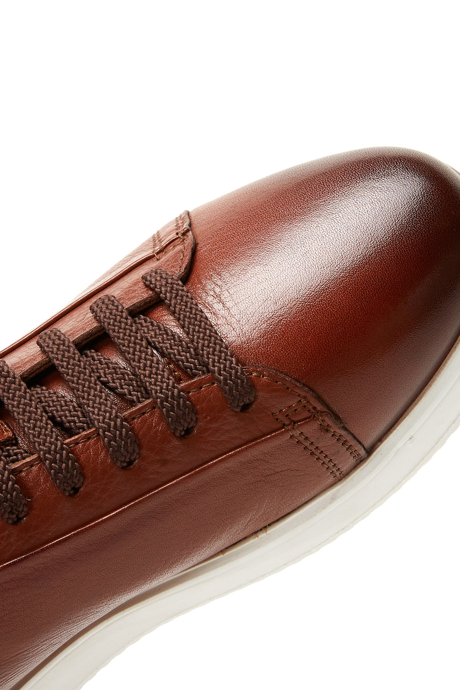 Men's Tan Leather Sneaker