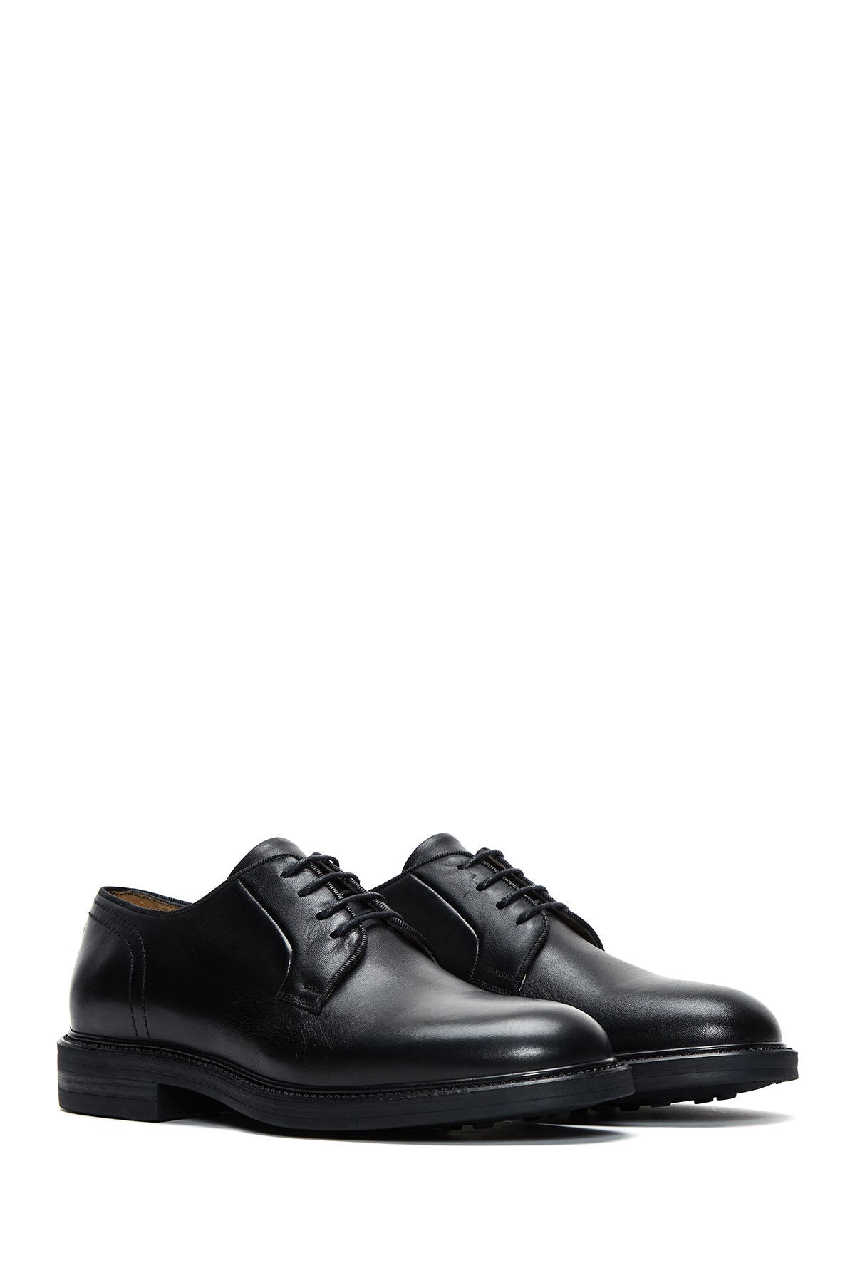 Men's Black Leather Classic Shoes 23WFD640518 | Derimod