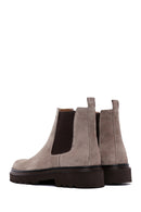 Men's Mink Suede Leather Chelsea Boots | Derimod