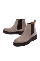 Men's Mink Suede Leather Chelsea Boots | Derimod