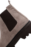 Men's Mink Suede Leather Chelsea Boots | Derimod