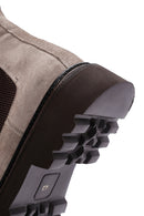 Men's Mink Suede Leather Chelsea Boots | Derimod